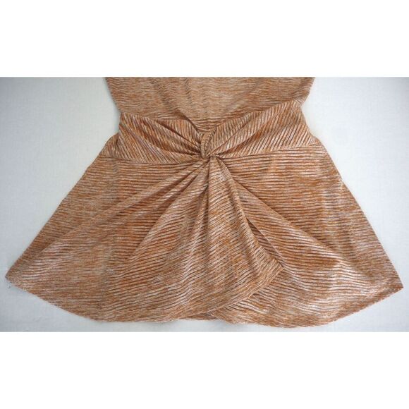 FP Movement OB1449132 Women's Sz M Russet Orange Striped TTYL Racerback Dress - Picture 8 of 12